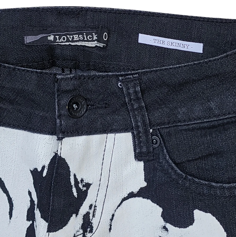 Hot Topic Lovesick Skeleton Jeans - Picture 3 of 5